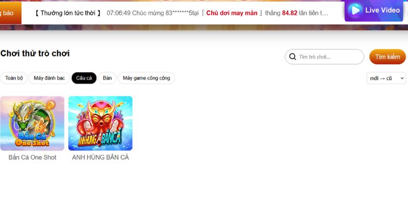 Bắn cá CQ9 là sảnh game mới nổi tại CQ9